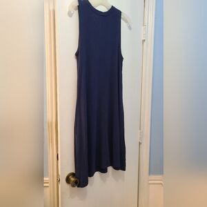 Navy Knit Aline dress